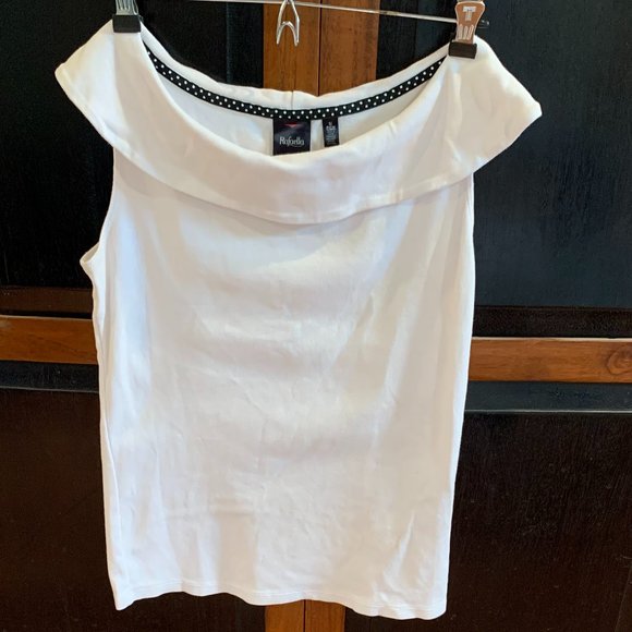 Women's Rafaella White off the shoulder top - Small - Picture 1 of 3